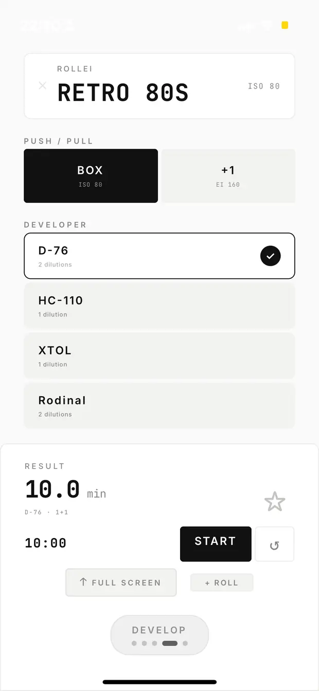 HALIGHT darkroom development timer